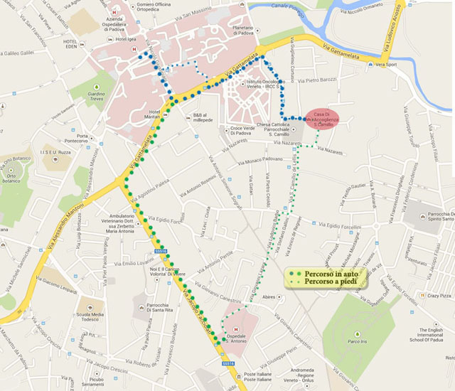 mappa ospedali